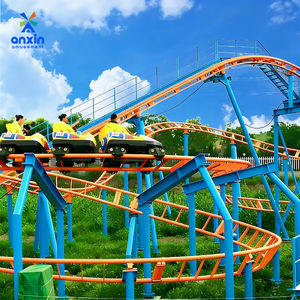 โรงงานอันซิน ผู้ผลิตเครื่องเล่นโรลเลอร์โคสเตอร์ขนาดใหญ่จากเหล็กและไฟเบอร์กลาส รับผลิตเครื่องเล่นแบบแขวน/กลับหัวตามสั่ง สำหรับสนามบิน - Product Image 5