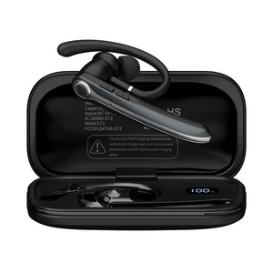 Auriculares inalámbricos con gancho para la oreja Bluetooth 5.3 con cancelación de ruido ENC para llamadas de negocios, carga tipo C - Product Image 1