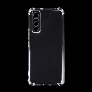 Funda transparente de TPU suave de 4 cuatro esquinas para <span class=keywords><strong>VIVO</strong></span> Z6 Z3i X30 X50 X70 X60 X80 Pro Y16 Y15S Y02S 4G, funda trasera barata para teléfono móvil - Product Image 1