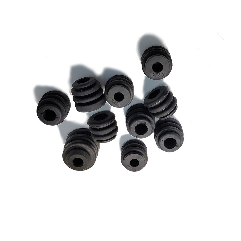 Compressor shock-absorbing cushion pads Round black rubber feet Commonly used shock-absorbing supports for chemical compressors