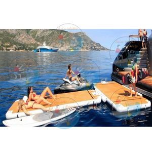 Plataforma en T inflable de servicio pesado con 3 años de garantía | Su base multifunción para deportes acuáticos, pesca y relajación - Product Image 1