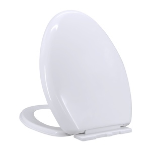 Siège de <span class=keywords><strong>toilette</strong></span> en plastique de haute qualité en forme de V à fermeture lente XJ-722, accessoire de salle de bain, couvercle de <span class=keywords><strong>toilette</strong></span> - Product Image 1