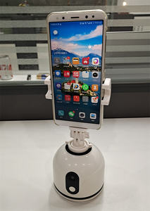 Trépied intelligent de suivi du corps du visage avec rotation de 360 degrés, F2 Selfie Phone Camera Stand Phone Stand No App for <span class=keywords><strong>YouTube</strong></span> Vlog Streaming - Product Image 2