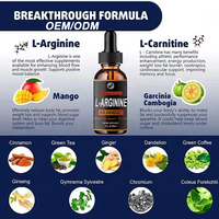 Gouttes d'arginine Ausreson OEM Slim L liquide organique gestion du poids désintoxication brûleur de graisse rapide goutte de L-arginine