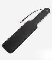 Fouet de Punition Léger en Cuir PU Noir de Haute Qualité, Style Minimaliste, pour Entraînement de Couple Adulte SM, Accessoire Alternatif