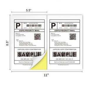 <span class=keywords><strong>Etichette</strong></span> Adesive per Spedizioni Formato <span class=keywords><strong>A4</strong></span>, 2 <span class=keywords><strong>Etichette</strong></span> per <span class=keywords><strong>Foglio</strong></span>, per Stampanti Laser e Inkjet, <span class=keywords><strong>Etichette</strong></span> Indirizzo Stampabili - Product Image 2