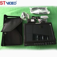 Monitor LCD IPS de 10,1 pulgadas Monitor de campo de video de 1280x800 para producción de películas con entrada HDMI SDI