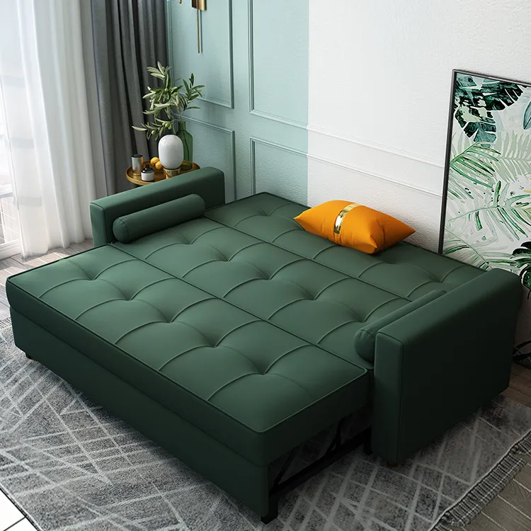 2021 Neueste moderne platzsparende Stoff Liege Come Sofabed Folding Mehrzweck-Schlafs ofa Wohnzimmer möbel