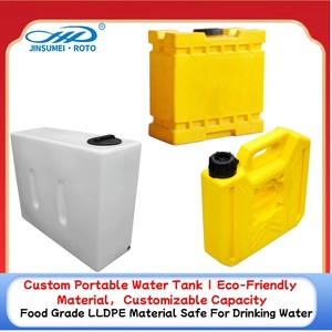Réservoir de stockage <span class=keywords><strong>d</strong></span>'eau de pluie à entrées et sorties carrées, sur mesure, en rotomoulage LLDPE durable, garantie 2 ans, usine OEM ODM JSM - Product Image 3