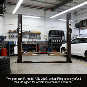 Elevador de Tijera de Doble Poste para Reparación Automotriz, Accionamiento Hidráulico, 4000 kg, Uso Automotriz 4S, Venta Directa de Fábrica Shandong LZS 4.0 - Product Image 1