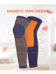 Magnétique de soulagement de douleur de genou ceinture Veau Soutien Du Genou Chaud rehband chauffage genouillère - Product Image 3