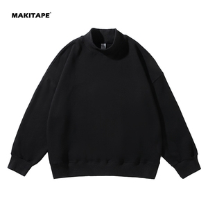Sweat-shirts en tissu éponge de coton de haute qualité SY380, coupe classique, streetwear, pull épais, teinture unie, respirant, couleur unie - Product Image 3