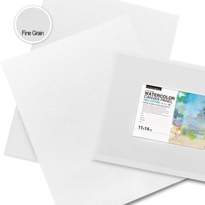 Tableros de lienzo para pintar tablero de dibujo de lienzo de 11x14 pulgadas paquete de 6 8 Oz <span class=keywords><strong>Triple</strong></span> imprimado 100% algodón Panel de tablero de lona sin ácido - Product Image 2