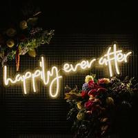 Enseignes murales néon LED en acrylique avec logo personnalisé, lettres néon LED personnalisées pour Joyeux Anniversaire, enseignes néon LED personnalisées