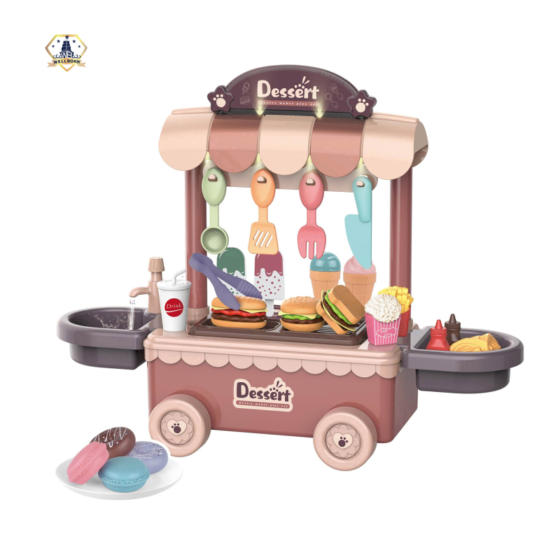 Детская имитация еды гамбургер кухонный набор «сделай сам» ролевая игра миниатюрная закуска гамбургер обучающая игрушка