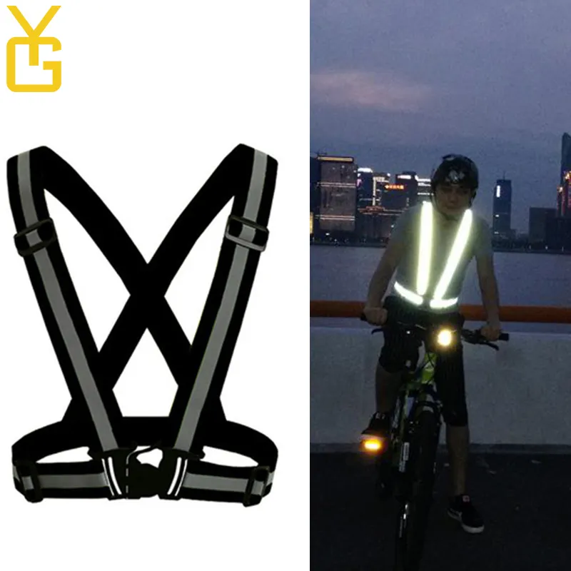 עבור בטיחות ריצה רשת סיני Ms מתכוונן חגורה עם חגורות אור יצרן זרוע תנועה הליכה וסטים גברים אפוד רעיוני