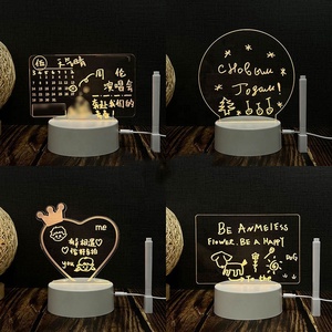 도매 LED 드로잉 보드 따뜻한 색상 아크릴 메시지 보드 소녀와 소년을 위한 생일 선물 - Product Image 4