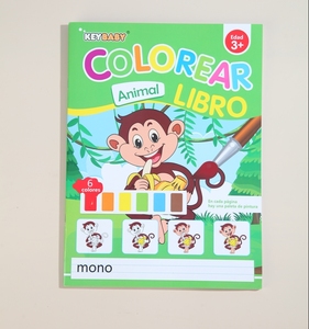 Keybaby libro mágico de agua en español, juguetes educativos reutilizables para pintar con bolígrafo para niños pequeños hechos de papel duradero - Product Image 4