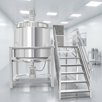 Cuve de mélange chauffante à double enveloppe en acier inoxydable SUS304 de qualité alimentaire avec agitateur-racloir pour la production de ketchup, confiture, mayonnaise et sauces