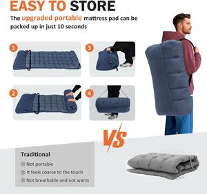 Brandina da Campeggio Ultraleggera OEM, Letto Portatile Pieghevole per Esterni per Adulti, Capacità di Carico Resistente 180KG - Product Image 3
