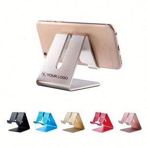 Soporte de Aluminio Portátil para Teléfono Celular con Logotipo Personalizado, Soporte Metálico Compacto de Escritorio para Promociones de Oficina - Product Image 2