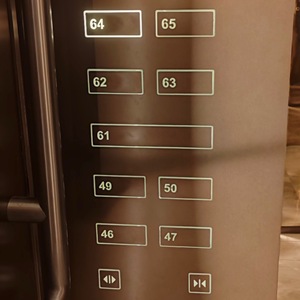 Plaque de guidage lumineux en acrylique Rina Tech Clear Elevator Backlight, matériau ignifuge avec indice UL V0 pour ascenseur de passagers - Product Image 1