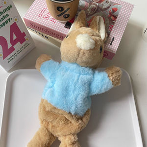 Dễ thương phim hoạt hình Peter thỏ bút chì sang trọng trường hợp thân thiện với môi mềm chữa bệnh mục nhỏ văn phòng phẩm lưu trữ trang điểm túi dây kéo Đại Học - Product Image 3