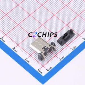 HC-TYPE-C-16P-LT03A USB Connector SMD Connector ( Connector Type: Type-C )( Gender: Female )( Mounting Type: Vertical Mount ) - Product Image 2