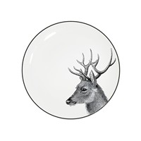 Ensemble de 4 bols de service en céramique de luxe, assiettes en forme d'élan, vaisselle, style nordique, ensembles de vaisselle en porcelaine, boîte en vrac / personnalisée