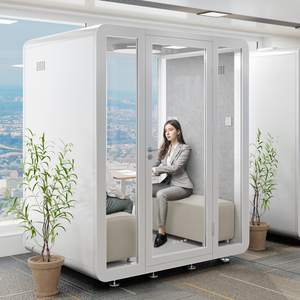 Bureau insonorisé moderne pour réunions, adapté aux immeubles de bureaux, entrepôts, villas, hôtels, salons, hôpitaux, écoles, centres commerciaux - Product Image 1