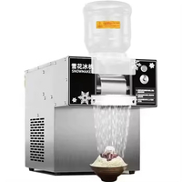 Machine à glace commerciale Snowflake pour cafétéria/boulangerie/pâtisserie, machine à glace pilée et à crème glacée molle, modèle OEM ZB-XBJ60 Chine