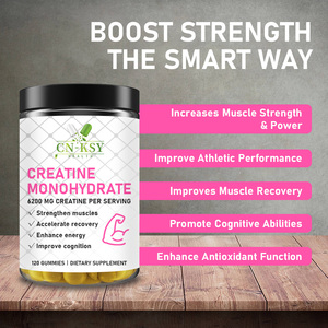 OEM ODM Creatine Monohydrate Gummies with Creatine Monohydrate Strengthen Muscle Accelerate Recovery Energy Cognition - Product Image 5
