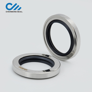 Joint d'étanchéité à l'huile en PTFE Ceimin TSL/CDL/SML 45*62*8 avec boîtier en acier inoxydable, simple ou double lèvre, pièces de rechange pour compresseur d'air à vis - Product Image 3