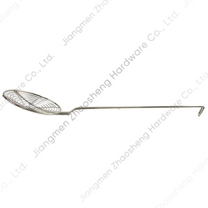 Colador de alambre de acero inoxidable con mango largo de 20 cm, multifunción, para servir fideos en ollas calientes, colar aceite, uso doméstico - Product Image 4