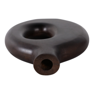 Vaso in Legno di Mango Intagliato, Vaso Decorativo Moderno per Soggiorno, Camera da Letto, Ufficio, Decorazioni per la Casa - Product Image 6