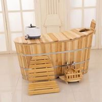 Baignoire de spa extérieure en bois au design moderne, baignoire de plongée froide pour une personne, pour la récupération et la thérapie dans l'eau froide, bain de glace pour hôtels