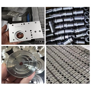 Componentes de torneado personalizados de acero inoxidable y aluminio mecanizados por CNC - Eje de brida tipo torno para fresado y mecanizado - Product Image 4