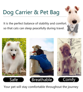 Transporteurs souples pour animaux <span class=keywords><strong>de</strong></span> compagnie <span class=keywords><strong>Sac</strong></span> pliable et respirant Portable Chat <span class=keywords><strong>Chien</strong></span> Transporteur <span class=keywords><strong>Sac</strong></span> à bandoulière Sortant Voyage Animaux <span class=keywords><strong>Sac</strong></span> à main avec fermetures éclair <span class=keywords><strong>de</strong></span> sécurité - Product Image 4
