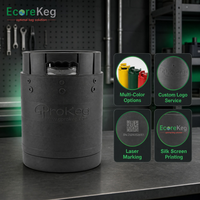 Fût à bière en plastique 20L Corny Keg Ecorekeg Premium, pression maximale 15 bars, durée de conservation 12 mois, sans CO2, kit d'outils professionnel pour la brasserie artisanale