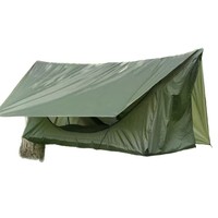 Hamac anti-moustiques gonflable JF JF-350 pour l'extérieur, avec matelas intégré, fermeture éclair, maille respirante, cadre en aluminium, capacité 150 kg, taille adulte
