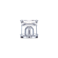Bouchon de bouteille de parfum cylindrique en acrylique de luxe anti-odeurs pour cosmétiques Couvercles haut de gamme Bouchons de bouteille et fermetures