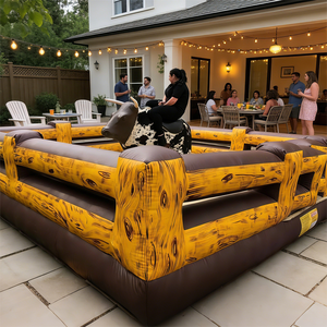 EASYFUN <span class=keywords><strong>Jeux</strong></span> sportifs gonflables pour enfants et adultes, taureau <span class=keywords><strong>de</strong></span> rodéo gonflable, équipement d'amusement commercial pour la location - Product Image 2