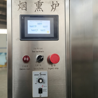 Fumoir électrique automatique en acier inoxydable pour la transformation du poisson, des saucisses, du poulet et du bacon