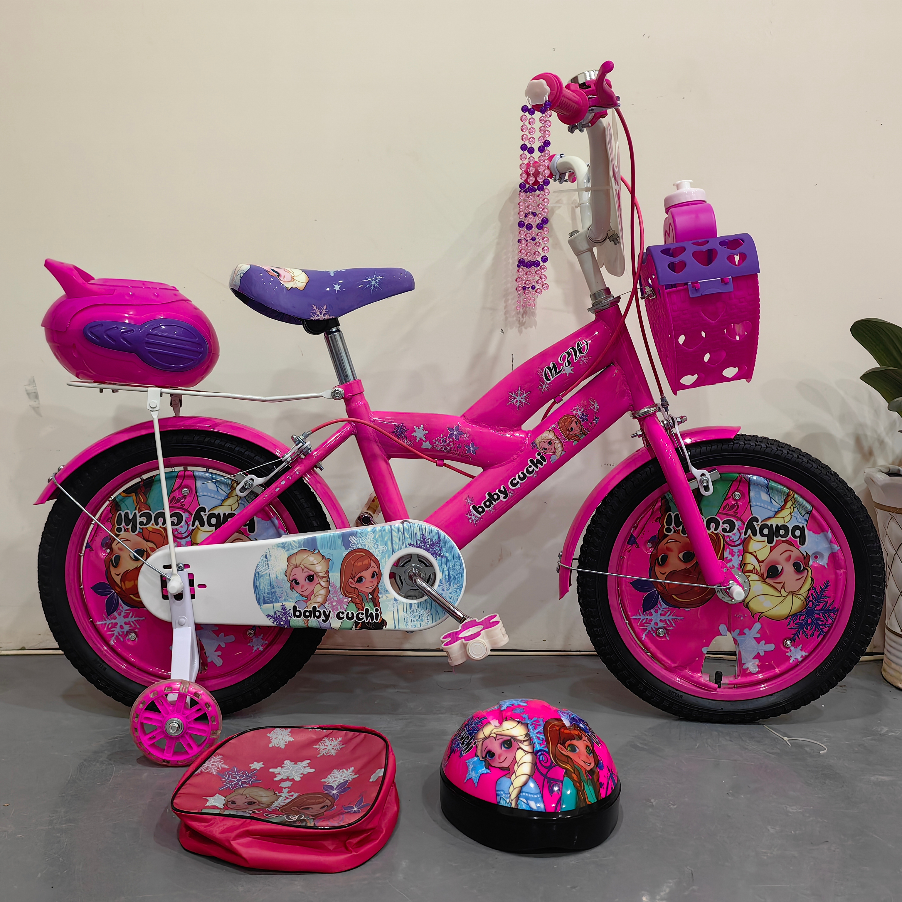 Little Nation 14 Wheel Bike Little Girl Pink Bicycles Little