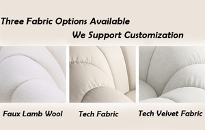 كرسي استرخاء فاخر بتصميم تاتامي، مصنوع من الصوف الصناعي بلون كريمي، مناسب لغرفة النوم والشرفة، كرسي كسول على شكل يقطينة - Product Image 4