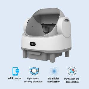 YG-ICB023MAX Akıllı Kedi Tuvaleti Ultra Sessiz Kendi Kendini Temizleyen Otomatik Tuvalet, Uygulama İzleme ve Kediler için Geniş Alan - Product Image 2