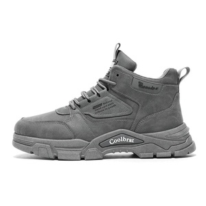 Bottes de travail pour hommes, nouvelle collection automne, antidérapantes, résistantes à l'usure, chaussures de sécurité, chaussures de sport décontractées, bottes Martin tendance - Product Image 6