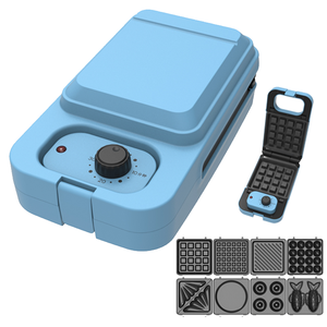 Máquina <span class=keywords><strong>para</strong></span> Hacer Sándwiches Individuales Anbolife de 650W, Placas Desmontables, Máquina <span class=keywords><strong>para</strong></span> Hacer Waffles Taiyaki en Forma de Pez, <span class=keywords><strong>para</strong></span> Servir Individualmente en Casa - Product Image 1