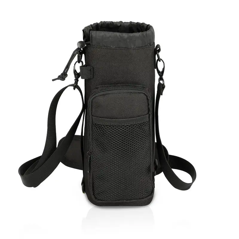 Oxford Sleeve Sports Adjustable Shoulder Hand Strap Water Bottle Accessories Insulated Carrier Bag Bottle Pouch Holder