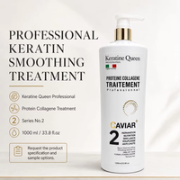 Ensemble de shampooing réparateur de liaisons à la kératine professionnel pour salon, 900 ml |   Après-shampoing à la protéine de soie pour cheveux abîmés et bouclés, effet brillance extrême